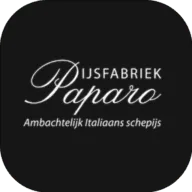 Logo van IJsfabriek Paparo sinds 1975