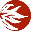 Logo van ruige hond