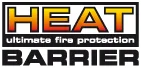 Logo van Heat Barrier. Bouwkundige brandveiligheid
