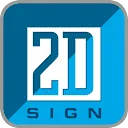 Logo van 2D-sign
