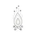 Logo van VUUR LAB 🔥Buiten koken Buitenleven Wellness AND Fikkie stoken
