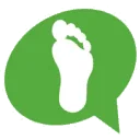Logo van Voetnoot-reflexologie: Wat je voeten je vertellen