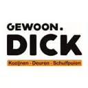 Logo van Gewoon DICK BV
